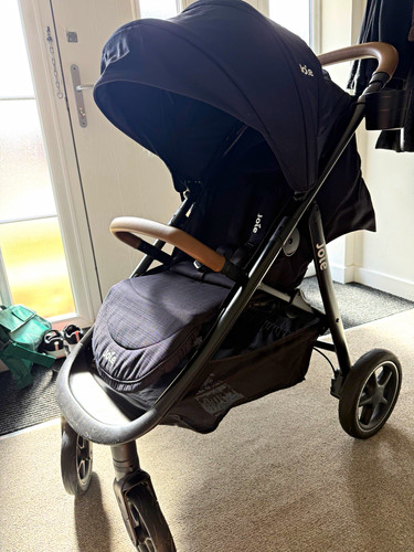 Joie black single - black, pushchair